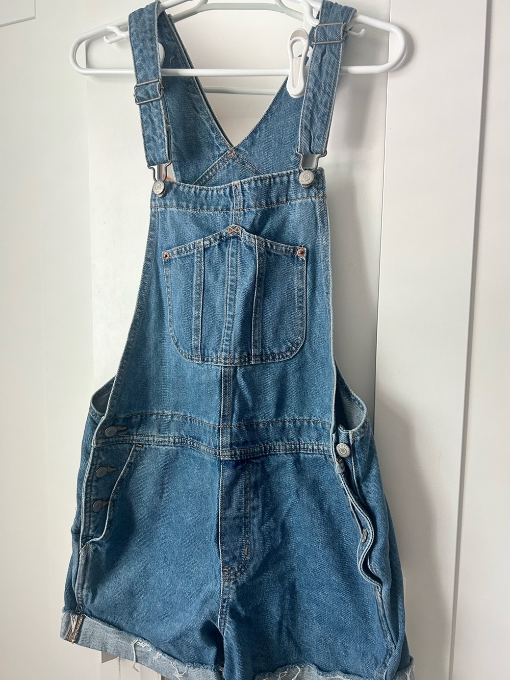 Old Navy Classic Denim Short Overalls
